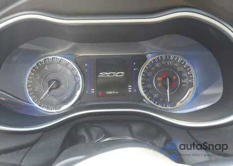 2016 Chrysler 200 Limited z USA, uszkodzony, nr VIN 1C3CCCAB7GN144233